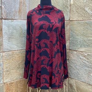 Susan Graver Cowl-Neck Sweater